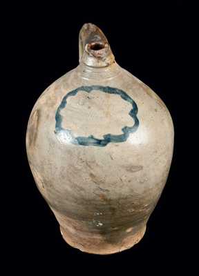 Ovoid Stoneware Jar Impressed "C. CROLIUS / MANUFACTURER / NEW-YORK"