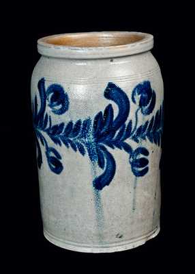 Ovoid Stoneware Crock, Baltimore circa 1825