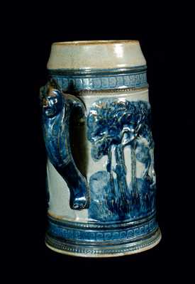 Stoneware Sleepy Eye Mug with Indian Handle