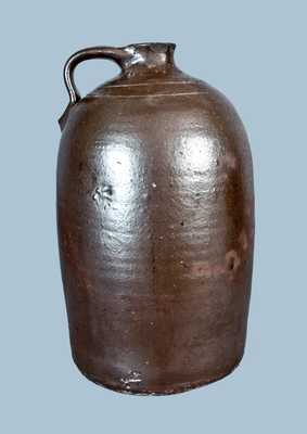 T. J. L. Stoneware Jug, Long Family, Crawford County, GA