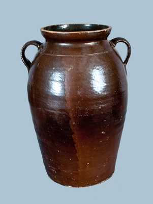 Open-Handled Southern Stoneware Churn