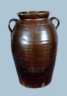 Open-Handled Southern Stoneware Churn