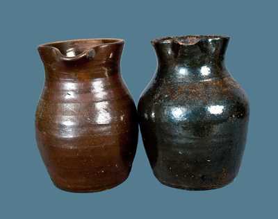 Lot of Two: Southern Stoneware Pitchers