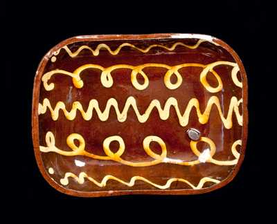 English Redware Loaf Dish