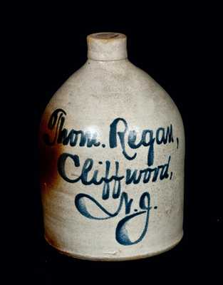 Cliffwood, NJ Stoneware Advertising Jug