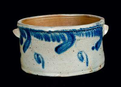 1 1/2 Gallon Stoneware Cake Crock, Baltimore, circa 1840