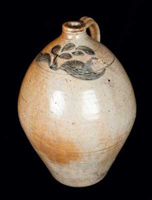 Incised Stoneware Jug attrib. Joseph Henry Remmey, South Amboy, NJ