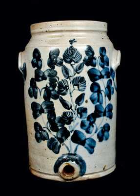 Exceptional Remmey Stoneware Water Cooler, Philadelphia, PA origin