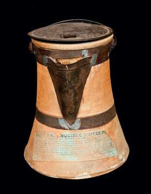 Zanesville, OH Stoneware Coffee Pot, Bodine Pottery