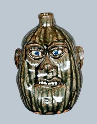 Stoneware Face Jug, Cleater & Billie Meaders, 1991