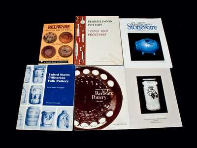 Lot of Six: Books on Pennsylvania Stoneware and Redware