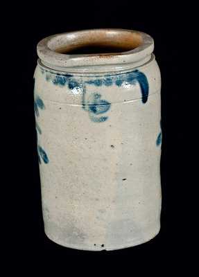 PA Stoneware Jar with Incised Name 