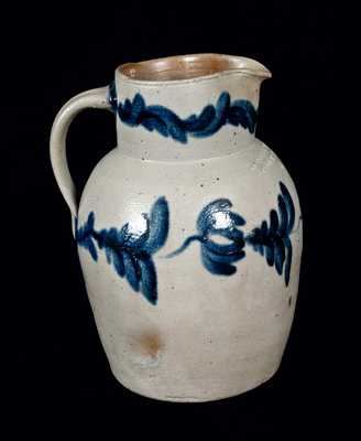 Rare WELLS & RICHARDS / READING BERKS CO PA Stoneware Pitcher