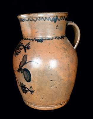 Western PA Stoneware Pitcher, Two-Gallon