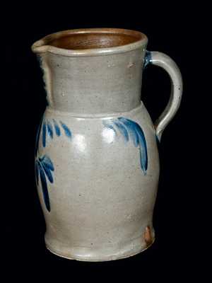 Shenandoah Valley Stoneware Pitcher, Strasburg, VA origin, One-Gallon