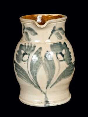 Half-Gallon Bristol-Slip-Glazed Stoneware Pitcher, attrib. Thomas Haig, Jr., Philadelphia, PA