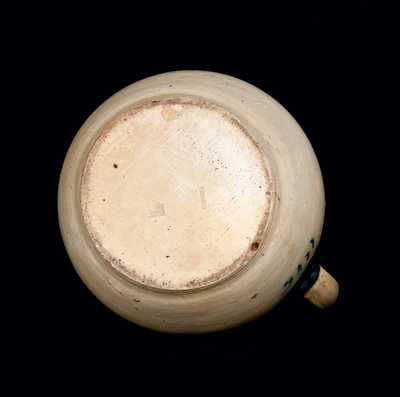 Outstanding Incised Stoneware Pitcher, Henry Remmey, Philadelphia, 1856