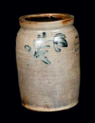 Remmey Stoneware Advertising Jar (Philadelphia, PA)