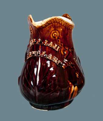 Rare Hand-Signed South Amboy, NJ, Rockingham Presentation Pitcher