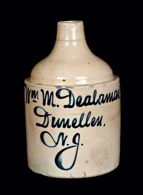 Dunellen, NJ Stoneware Advertising Jug