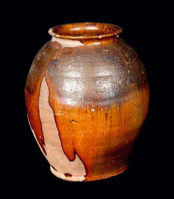 Probably Bristol County, Massachusetts, Redware Jar