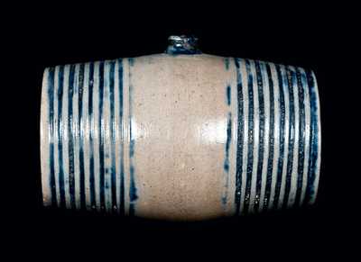 Cobalt-Decorated American Stoneware Keg