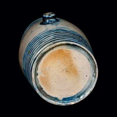 Cobalt-Decorated American Stoneware Keg