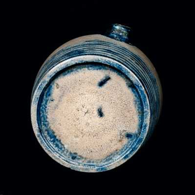 Cobalt-Decorated American Stoneware Keg