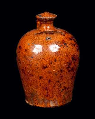 Redware Jug Bank attrib. Emanuel Suter, Rockingham County, VA