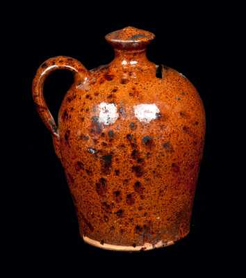 Redware Jug Bank attrib. Emanuel Suter, Rockingham County, VA