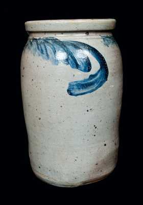 KEESEE & PARR, / RICHMOND, / VA Stoneware Jar, Two-Gallon.