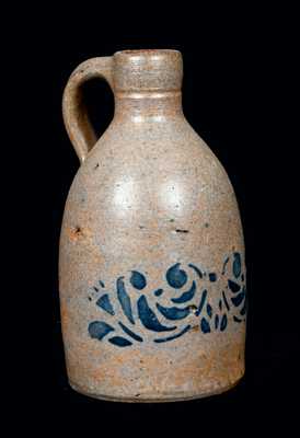 Rare Quart-Sized Stenciled Western PA Stoneware Jug