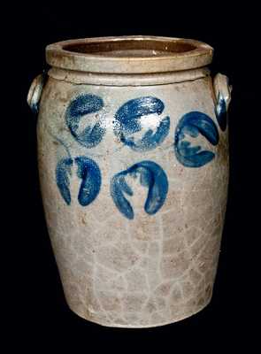 Four-Gallon Stoneware Crock attrib. G. & A. Black / Somerfield, PA