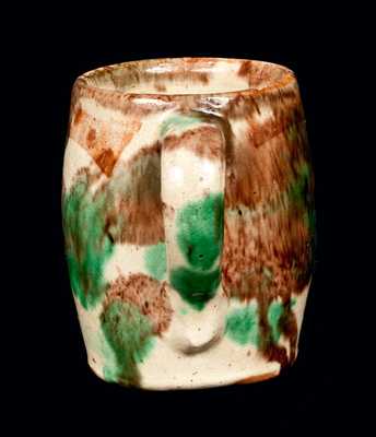 Shenandoah Valley Multi-Glazed Redware Mug