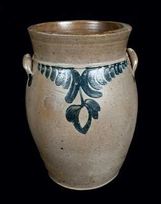 Baluster-Form Stoneware Jar, Strasburg, VA origin, possibly Bell and Keister