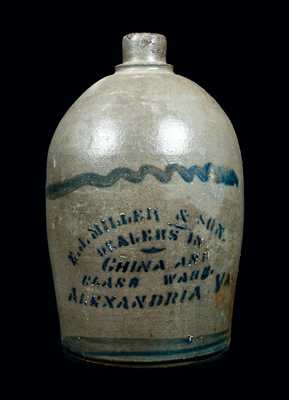 E. J. MILLER / ALEXANDRIA, VA Stoneware Jug