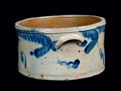 1 1/2 Gallon Stoneware Cake Crock, Baltimore, circa 1840