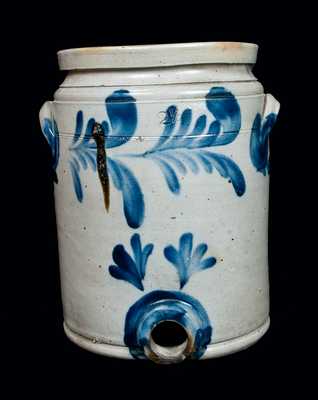 Two-and-a-Half-Gallon Stoneware Water Cooler, Philadelphia, PA circa 1860