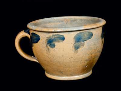 Rare Stoneware Chamber Pot attrib. J. Swank, Johnstown, PA