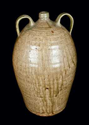 Double-Handled Stoneware Jug, Edgefield, SC, circa 1850