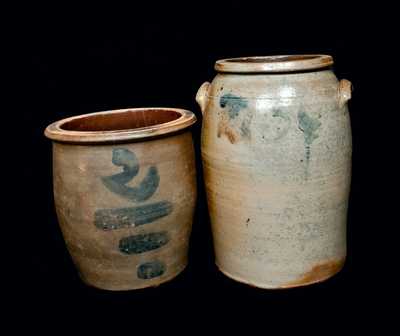 Lot of Two: Western PA Stoneware Crocks