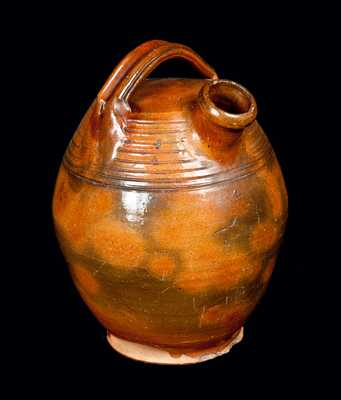 Lead-Glazed Redware Harvest Jug