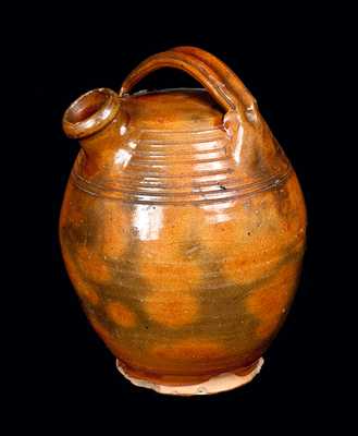 Lead-Glazed Redware Harvest Jug