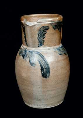 Decorated Stoneware Pitcher, Baltimore, circa 1870