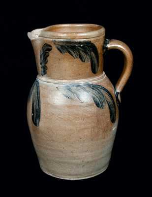 Decorated Stoneware Pitcher, Baltimore, circa 1870