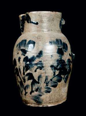 Rare H. MYERS Stoneware Pitcher attrib. Henry Remmey, Baltimore, circa 1825