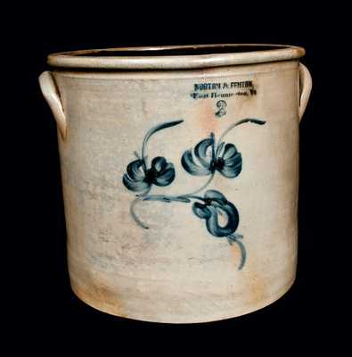 NORTON & FENTON / EAST BENNINGTON, VT Stoneware Crock