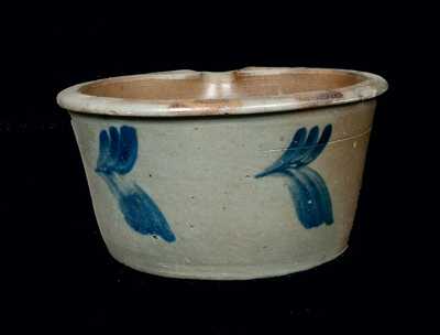 Stoneware Milkpan attrib. R. J. Grier, Chester County, PA