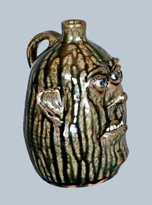 Stoneware Face Jug, Cleater & Billie Meaders, 1991