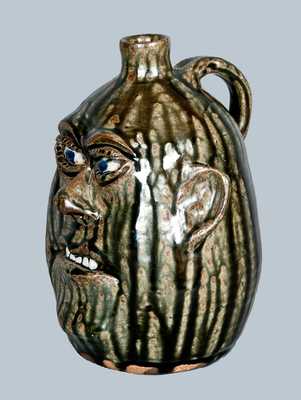 Stoneware Face Jug, Cleater & Billie Meaders, 1991